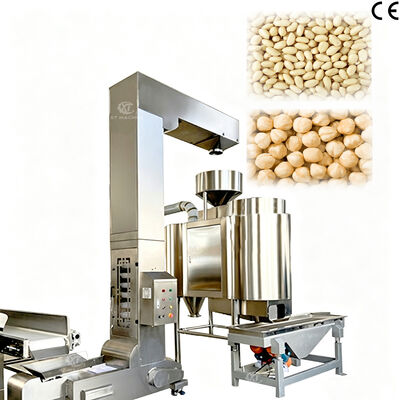 Máquina automática para blanquear maní tostado, peladora de pistachos y avellanas