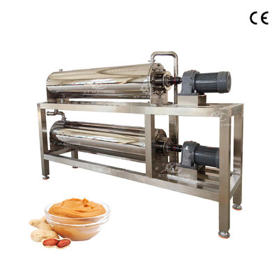 Un buen precio. Máquina industrial de acero inoxidable para la producción automática de mantequilla de maní y pasta de frutos secos con PLC en línea