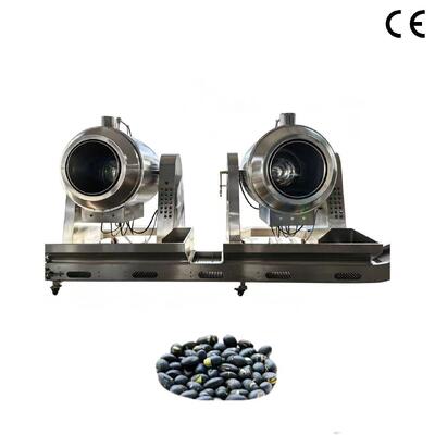 Commercial Sugar Coating Machine Automatic Nut Sugar Coating Equipment for Peanut Surface Coating Processing Line